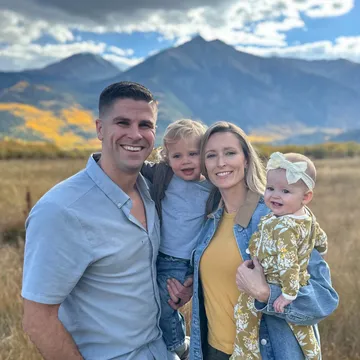 Todd Hunsicker with Family