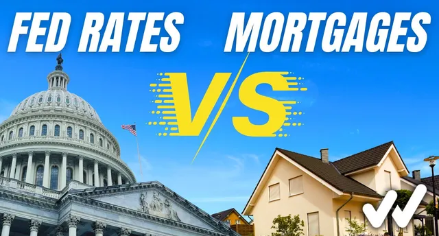 Federal funds rates vs mortgage interest rates