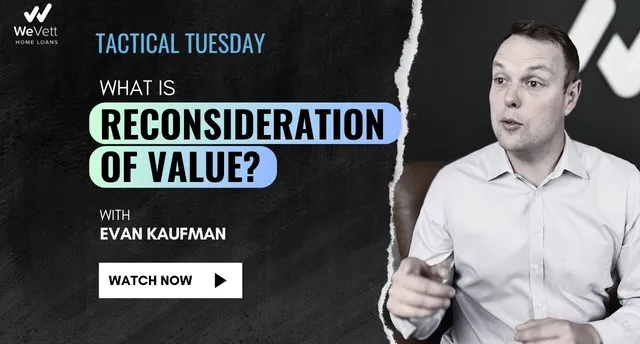 What is reconsideration of value (rov)?